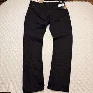 New Polo Ralph Lauren Mens Jeans 36x34 Black Sullivan Slim Straight Denim